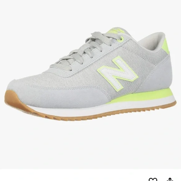 New Balance 501 v1 Women's Sneakers in Gray and Neon Yellow sz 8.5 - Picture 11 of 11